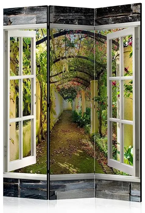 Paraván - Secret Garden [Room Dividers] Veľkosť: 135x172, Verzia: Akustický