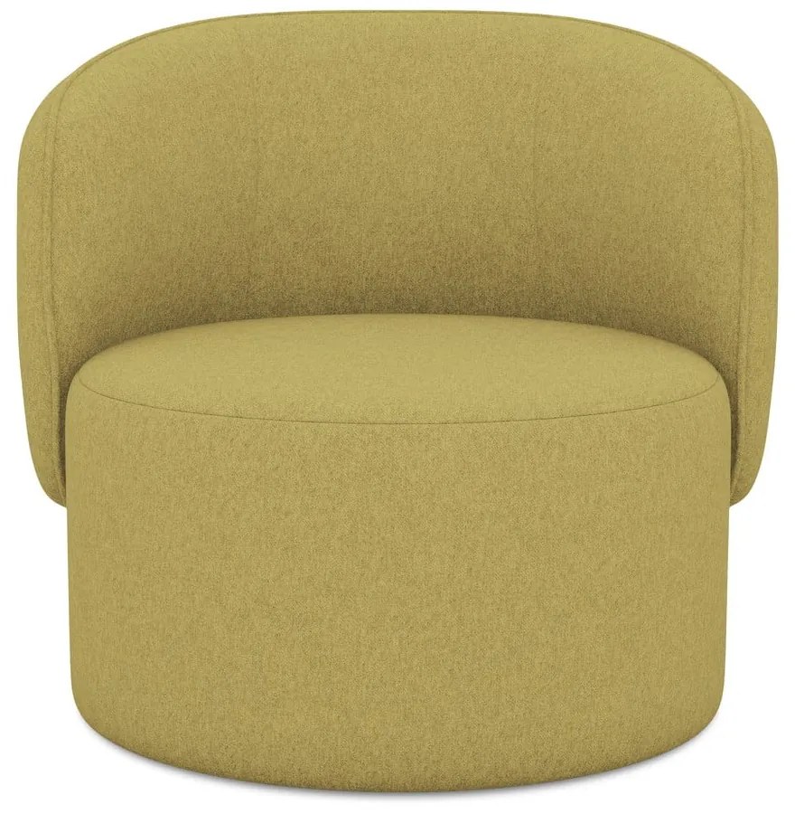 Kreslo v horčicovej farbe Ipo – Makamii