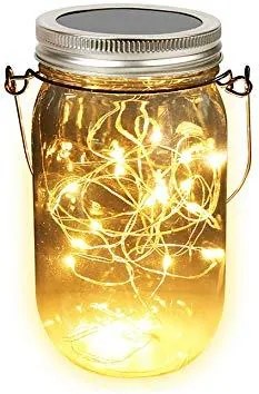 Bezdoteku LEDSolar solárne závesná vianočné poháre s reťazou teplá biela 1 ks, IPRO, 1W, teplá biela