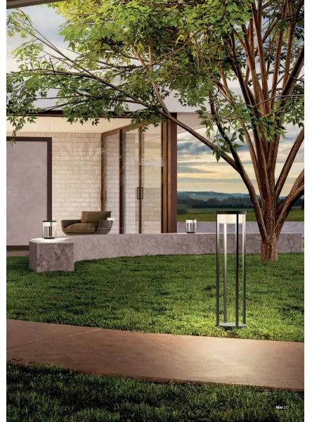 Redo 90676 - LED vonkajšie svietidlo MAX LED/15W/230V 2700K 80 cm IP65 antracitové