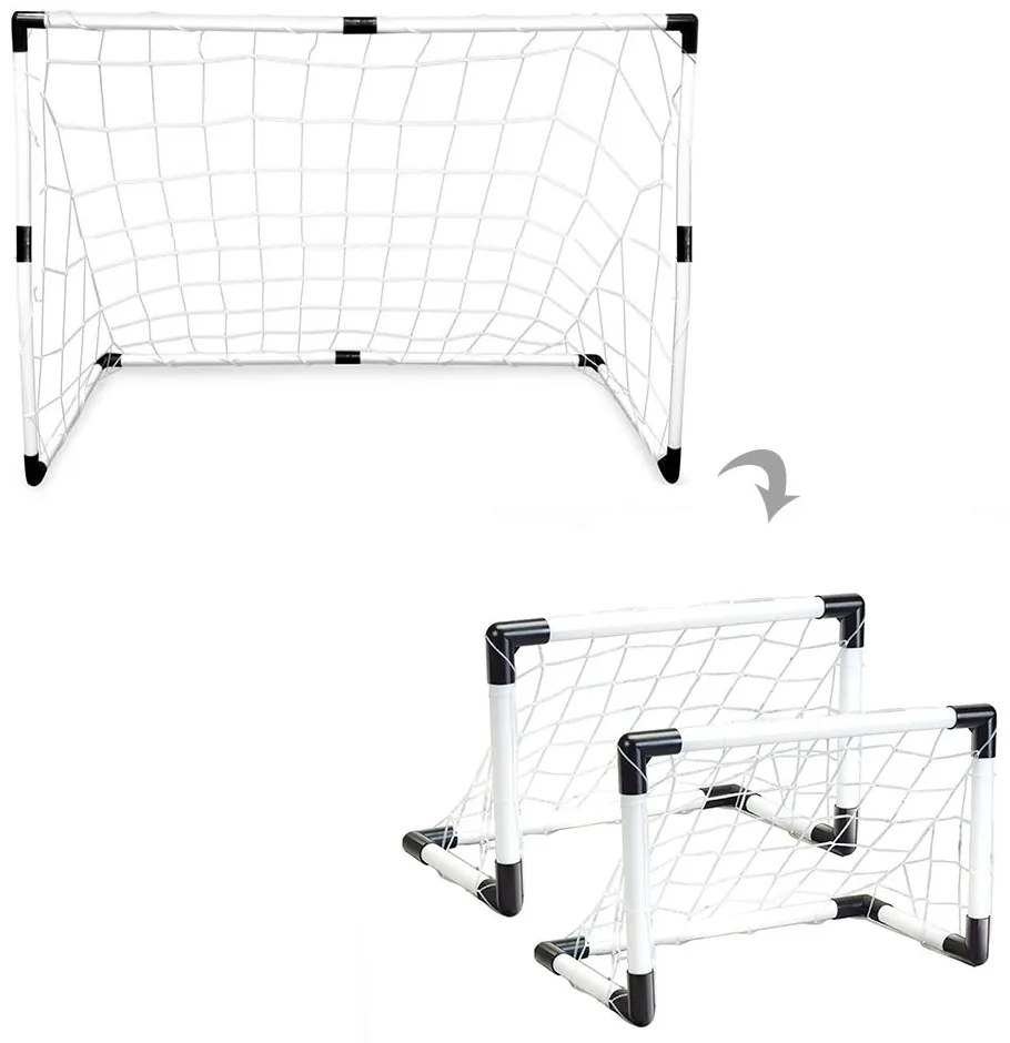 Súprava futbalových brán 2 v 1