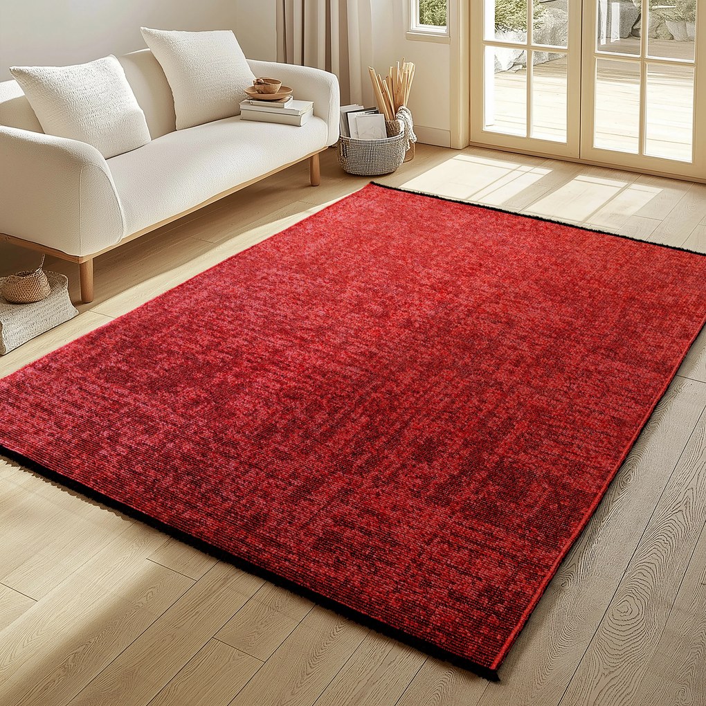 Ayyildiz, Kusový koberec Space 1900 red, 240x340, červená, chodba / predsieň