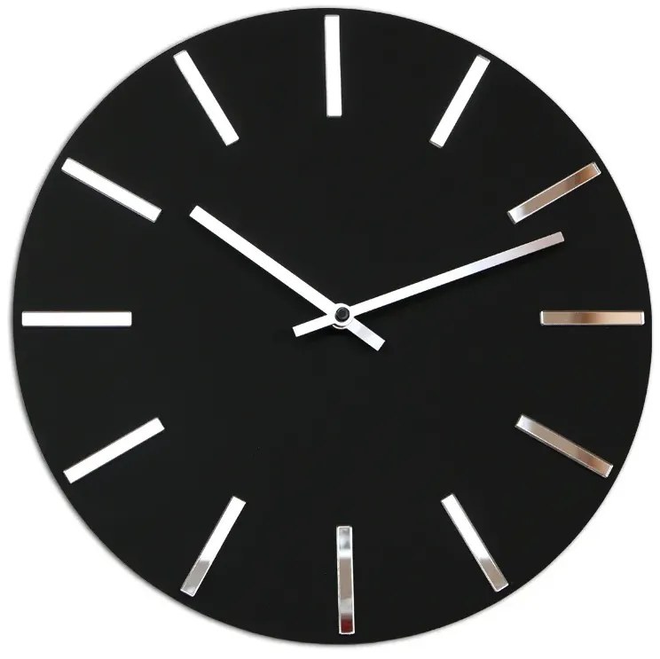 Nástěnné hodiny Diamond černé