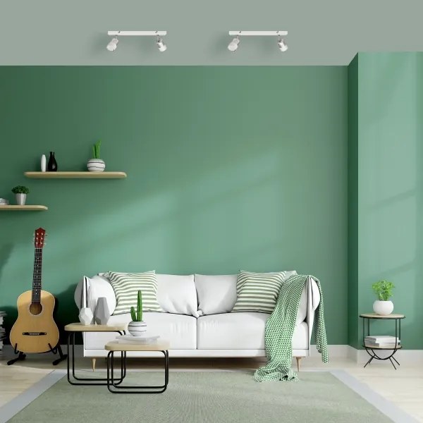 LED Bodové svietidlo TUBSSON 2xGU10/4,8W/230V biela/lesklý chróm