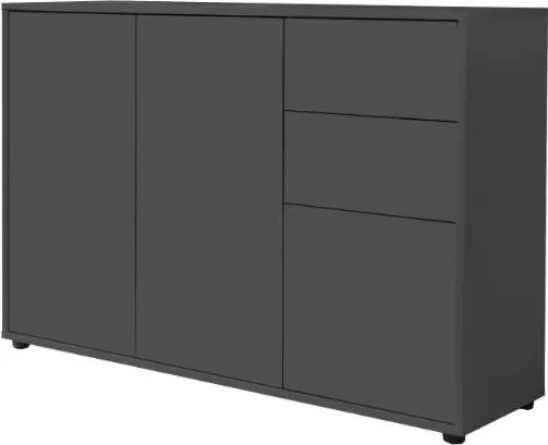 XXXLutz KOMODA, antracitová, 105,5/73/33 cm MID.YOU - Komody - 001067012601