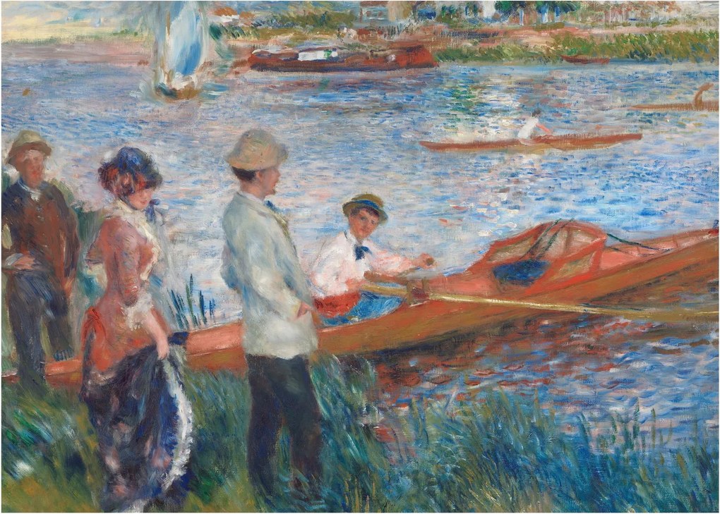 Obraz - Auguste Renoir, Oarsmen at Chatou, reprodukcia (70x50 cm)