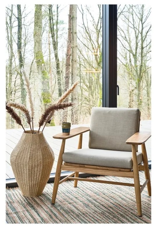 Vysoká váza v prírodnej farbe Varel – Villa Collection