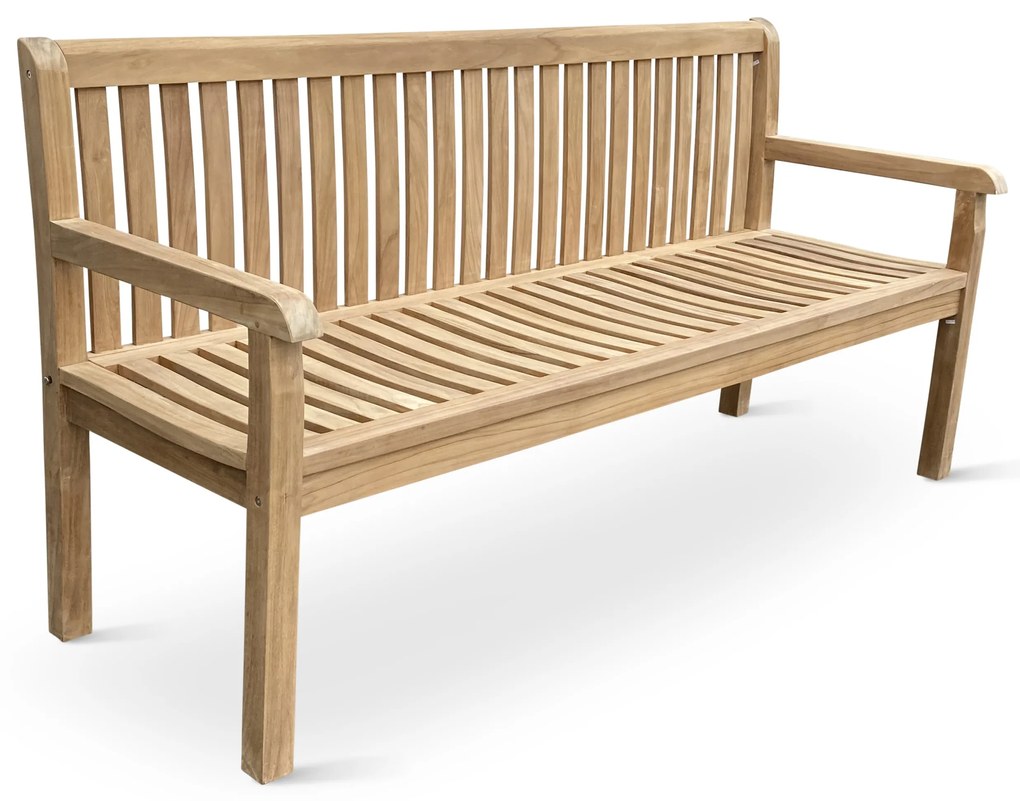 Kingsbury záhradná lavica teak 180 cm