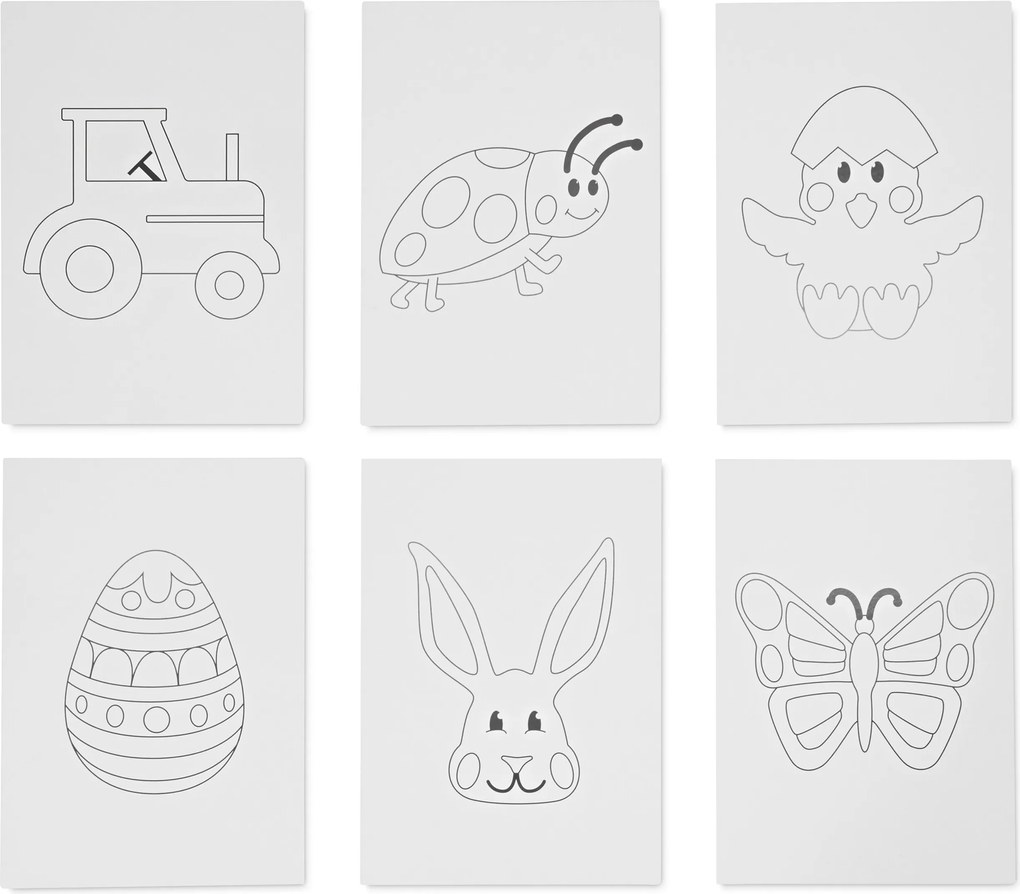 Tvorivé súpravy s roztomilými obrázkami