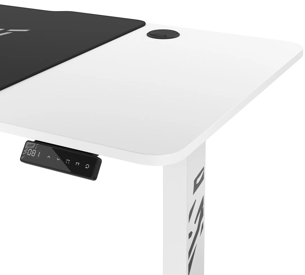 Stôl s nastaviteľnou výškou 140 cm biely: Diablo X-Tensio 1400