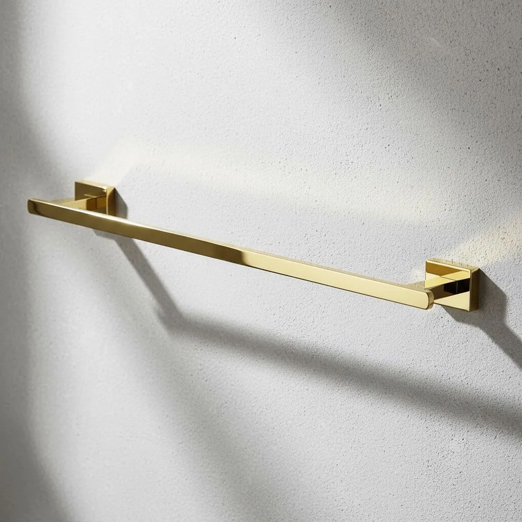 Rea Oste, kúpeľňový vešiak na uterák 56,5 cm, zlatá lesklá, REA-88006