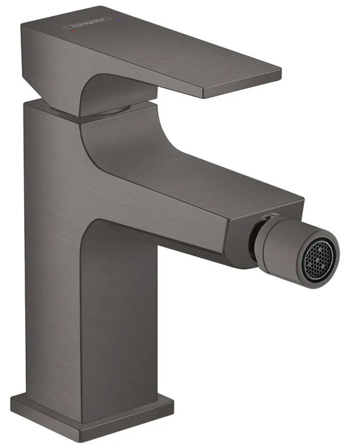Hansgrohe Metropol, bidetová batéria stojanková s Push-Open, kartáčovaný čierny chróm, HAN-32520340