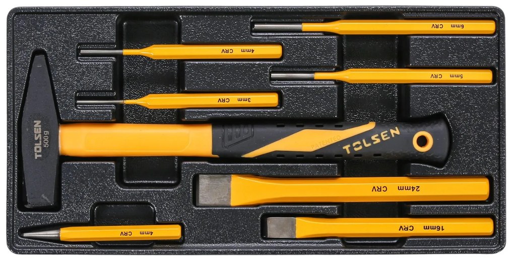 Tolsen Pojazdný dielenský vozík na náradie, vrátane 189 náradia, 7 zásuviek