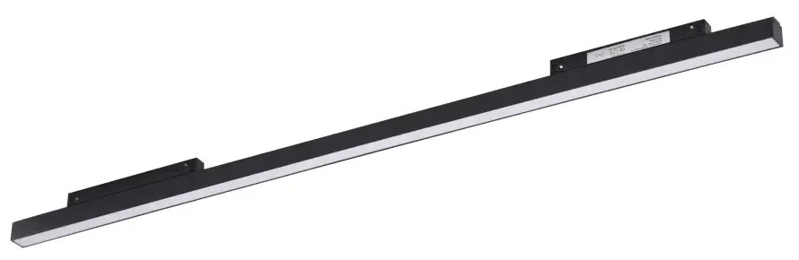 LED svietidlo do lišty Alfa Saga Track Magnetic 36W 3000K čierne