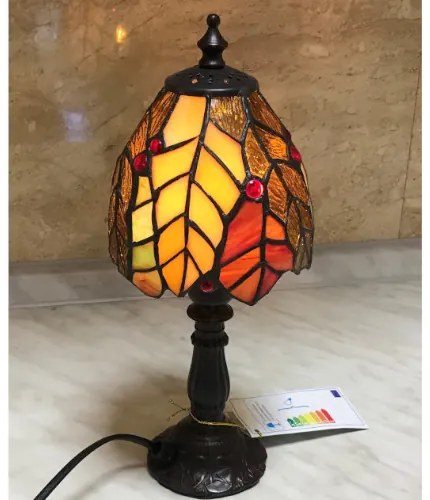 Dekoratívna lampa Tiffany z kolekcie FLORA 12*30 1*E14