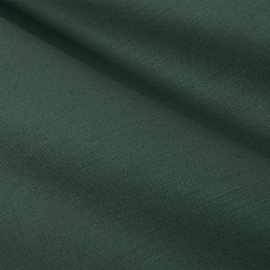 Goldea hranatý obrus 100% bavlnené plátno - tmavo zelený 120 x 120 cm