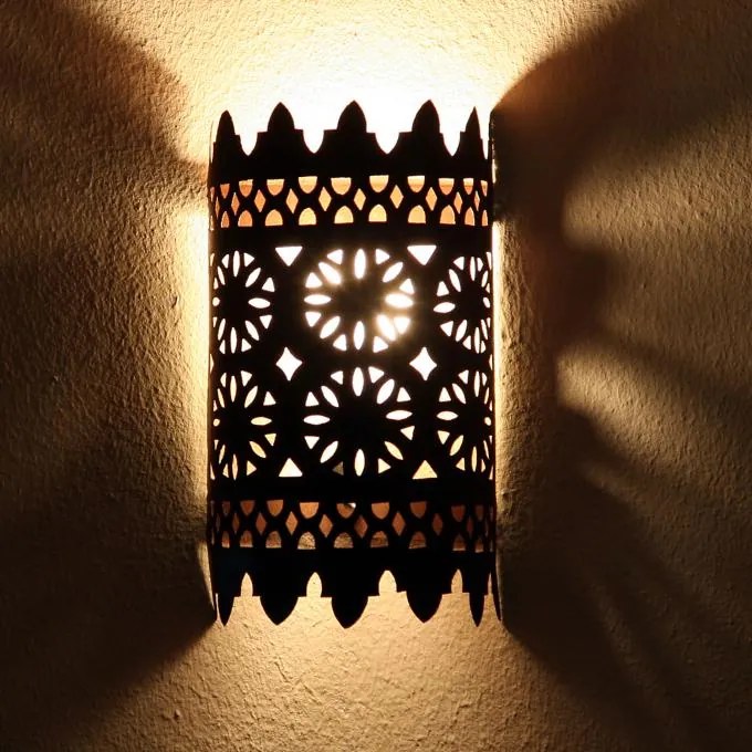Ručne kovaná nástenná lampa 29cm
