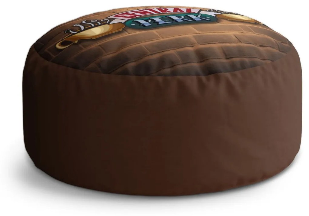 Sablio Taburet Circle Seriál Priatelia CENTRAL PERK Tehly: 38x48 cm