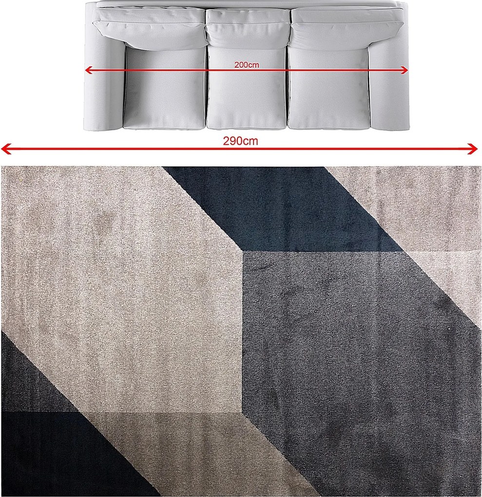 Koberec Sevilla Oxford Blue&Grey 200x290cm