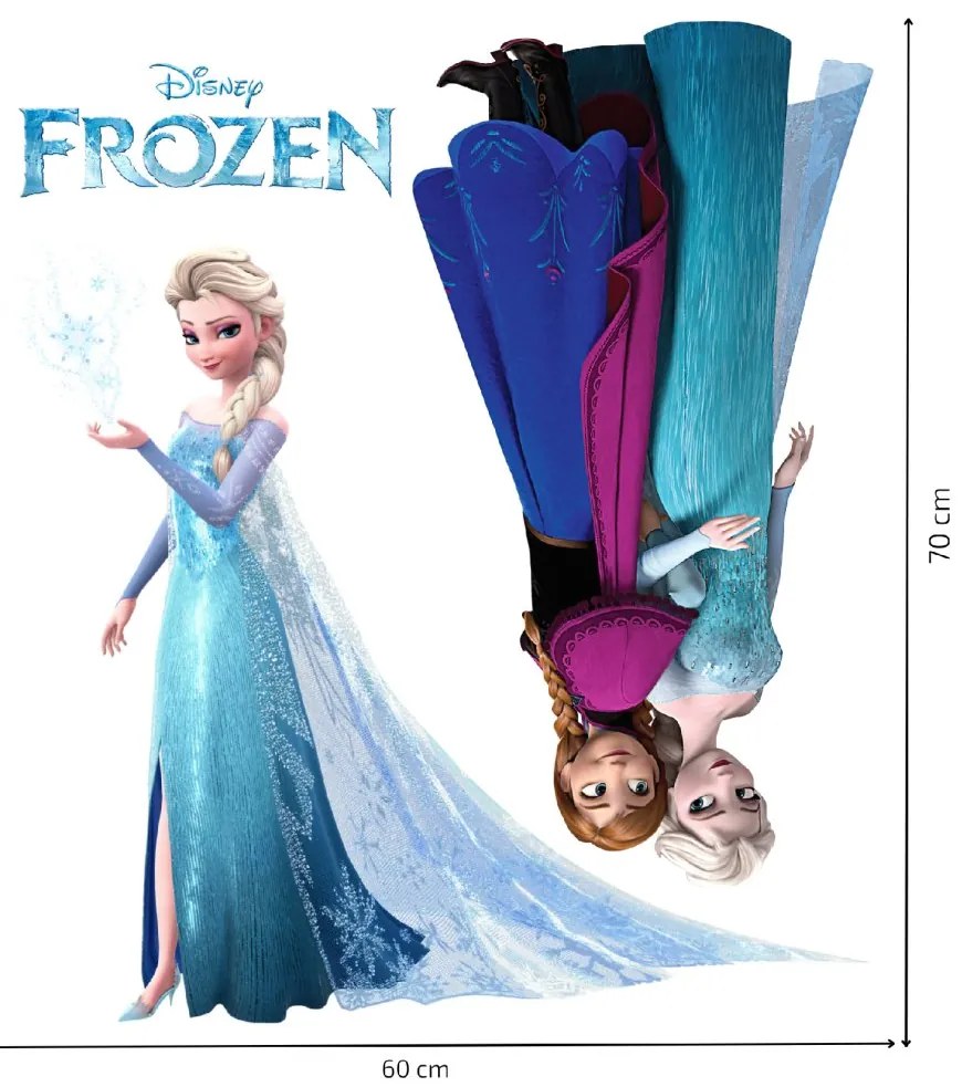 Samolepka na stenu "Frozen 4" 60x70cm