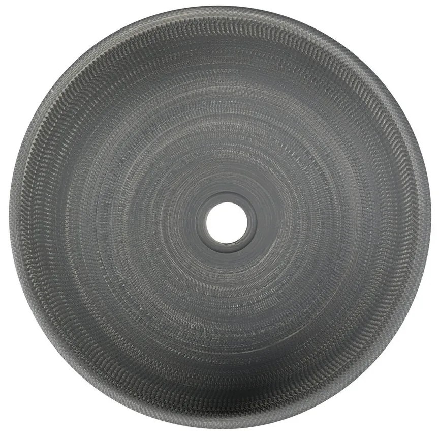 Sapho Sapho, PRIORI keramické umývadlo, priemer 41 cm, 15 cm, farba šedá so vzorom, PI024