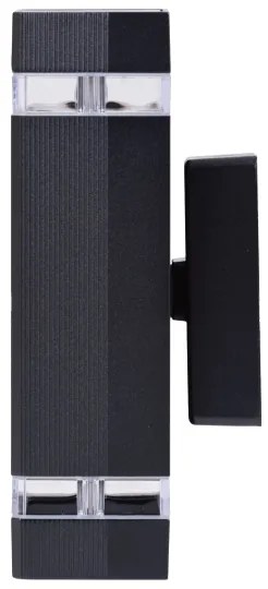 Vonkajšie nástenné svietidlo NIZZA 2xGU10/35W/230V IP65