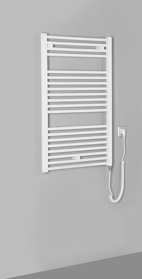 Aqualine Aqualine, DIRECT-E elektrické vykurovacie teleso, rovné, 600x960 mm, 400W, biela, ILE96T