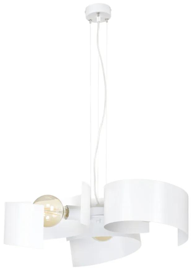 EOS 3 | dizajnová závesná lampa Farba: Biela