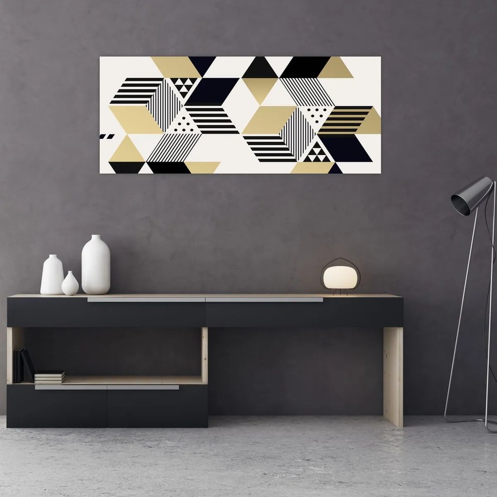 Obraz - Geometrické tvary N⁰1 (120x50 cm)