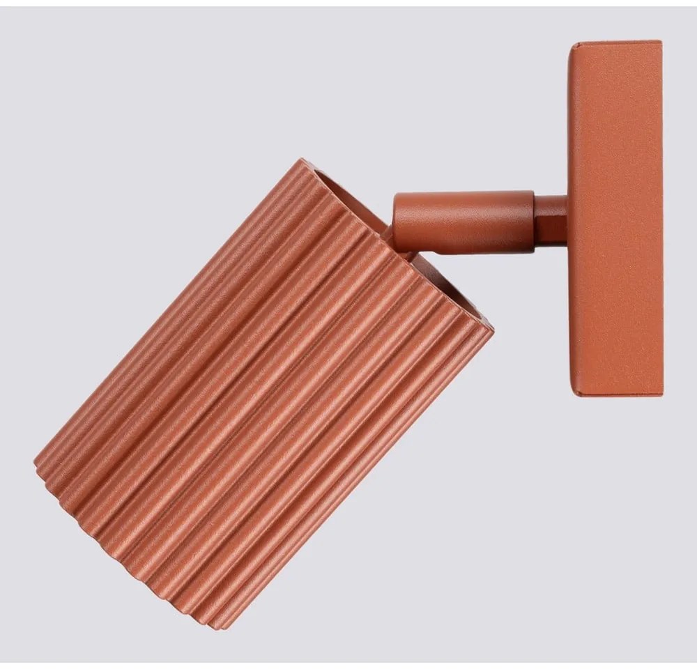 Bodové svietidlo v tehlovej farbe 8x16 cm Gleam – Sollux