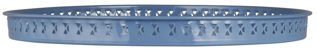 Ib Laursen Servírovací podnos Blue Patterned Edge