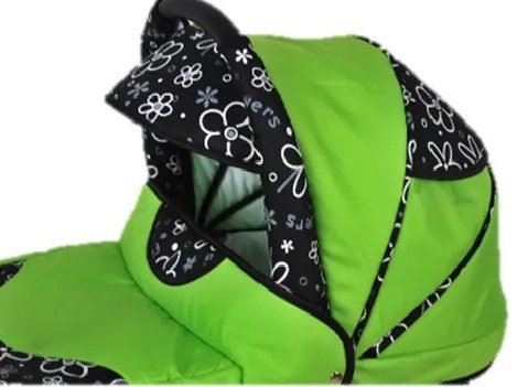 Kombinovaný kočík Raf-pol Largo - Green OWL (2-kombinácia)
