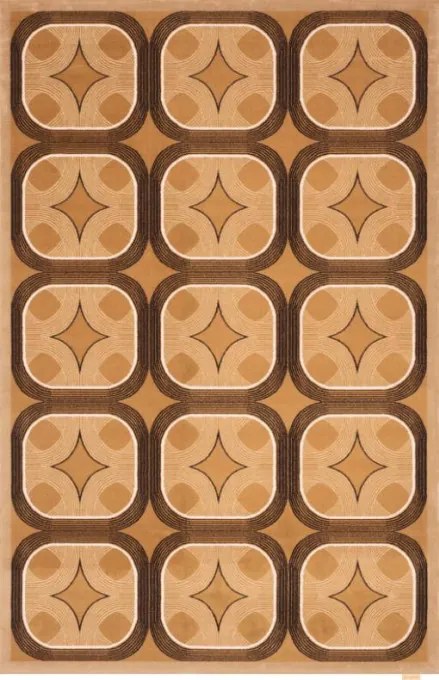 Koberec Agnella Calisia Wicker tmavobéžový