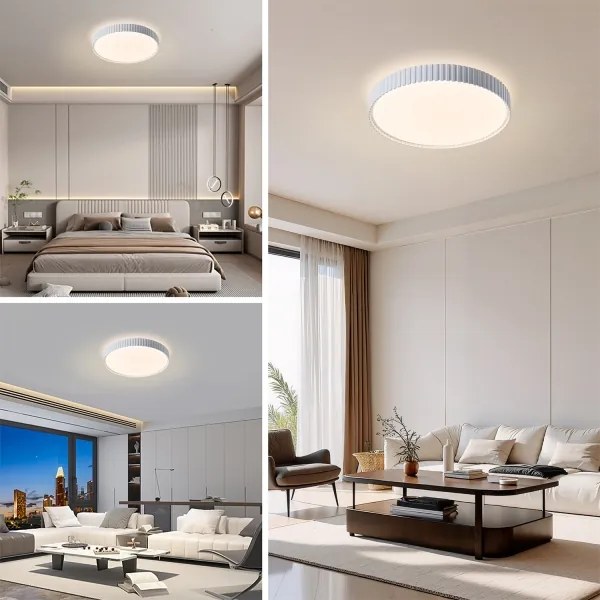 Brilagi - stmievateľné LED stropné svietidlo CORVO LED/54W/230V 3000-6000K biela priemer 40 cm +DO
