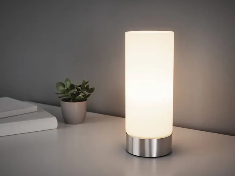 LIVARNO home Stolná lampa s dotykovým stmievaním (25,5 cm) (100358039)