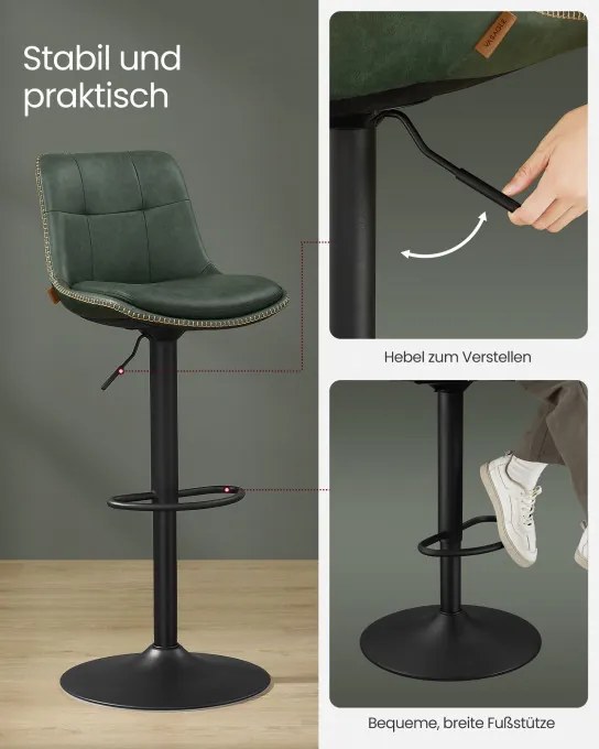 Set dvoch barových stoličiek LJB095C01
