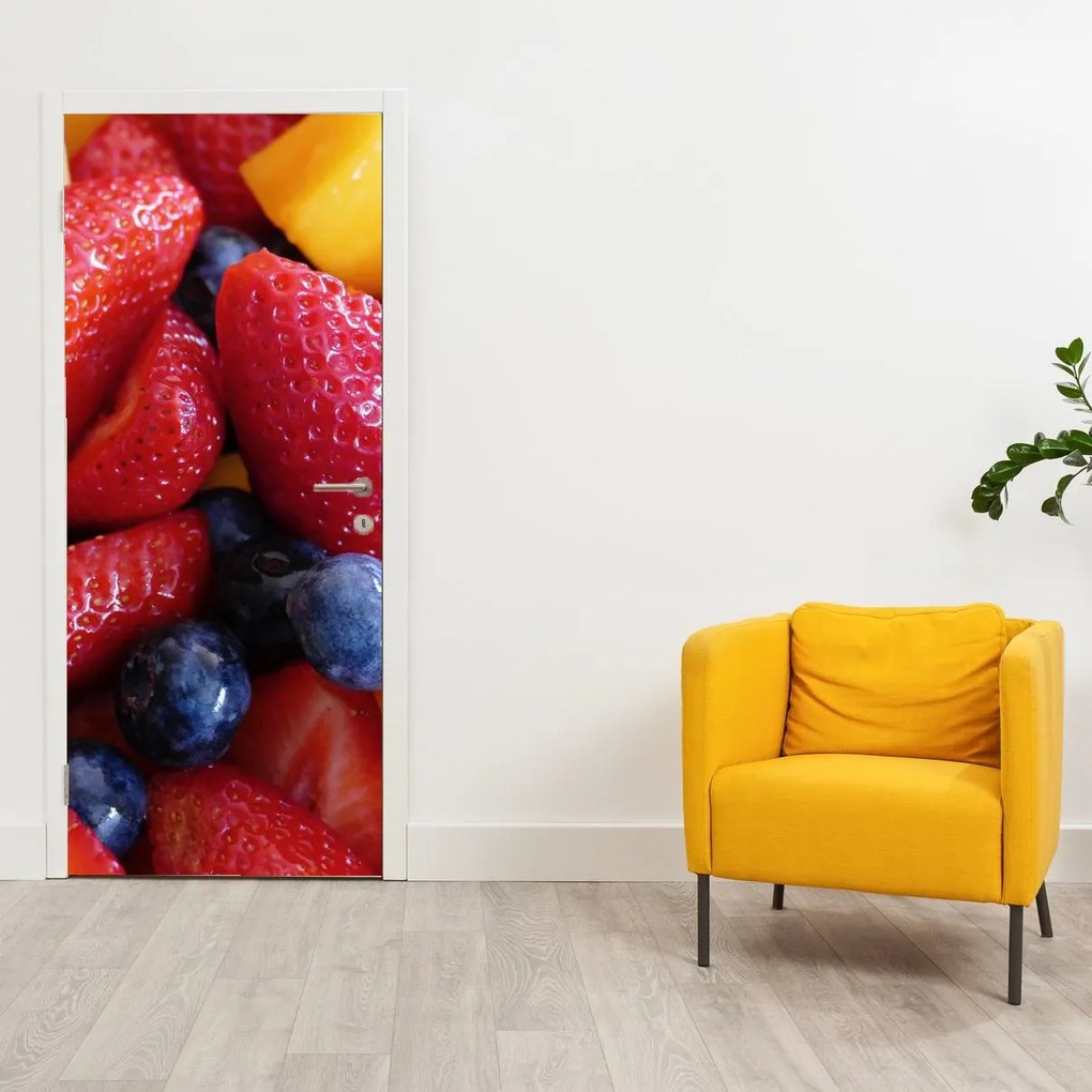 Fototapeta na dvere - Ovocie (95x205cm)