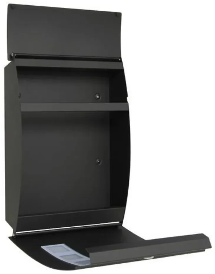 Poštová schránka BK 931, s okienkami, čierna