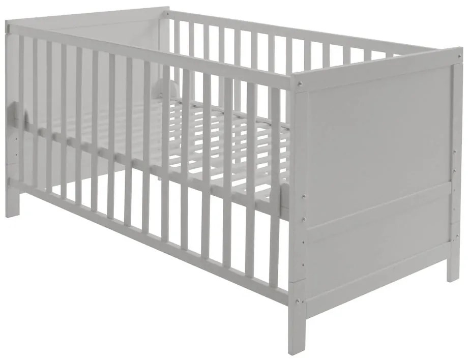 Svetlosivá postieľka 70x140 cm – Roba