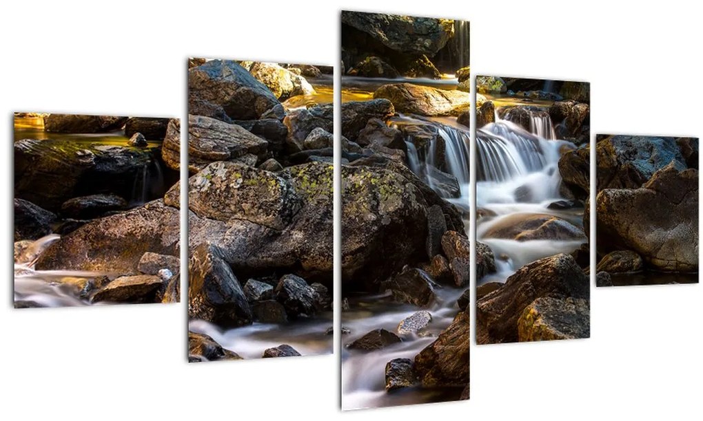 Obraz kamenistého potoku (125x70 cm), 40 ďalších rozmerov