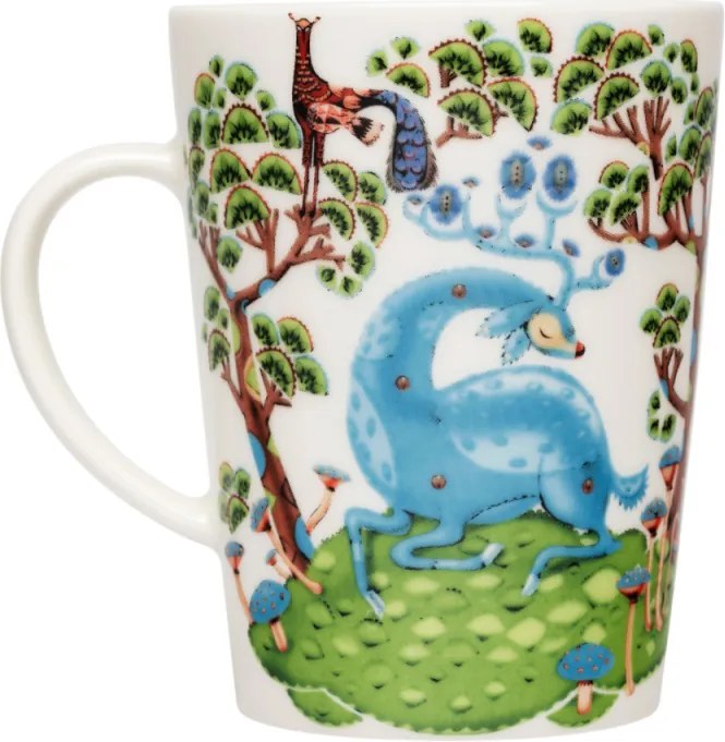 Hrnček Satumetsä 0,4l, modro-zelený