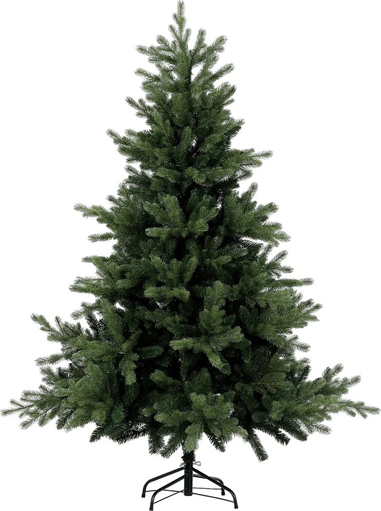 Strom vianočný - umelý smrek, 210 cm, zelený Farba: Zelená