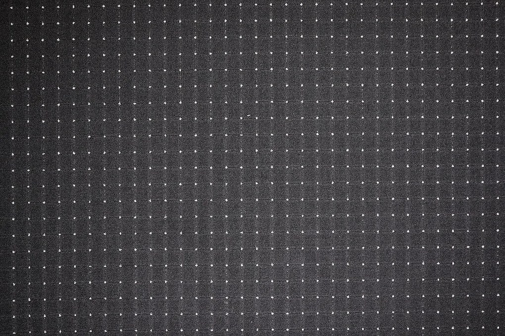 Condor Carpets, Kusový koberec Udinese antracit štvorec, 200x200, šedá, chodba / predsieň