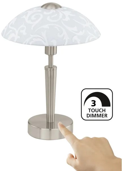 EGLO 91238 - Stmievateľná stolná lampa SOLO 1 1xE14/60W/230V