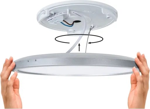 Paulmann 79921 - LED/16W Stmievateľný panel ATRIA 230V 3000K 29,3x29,3 cm čierna