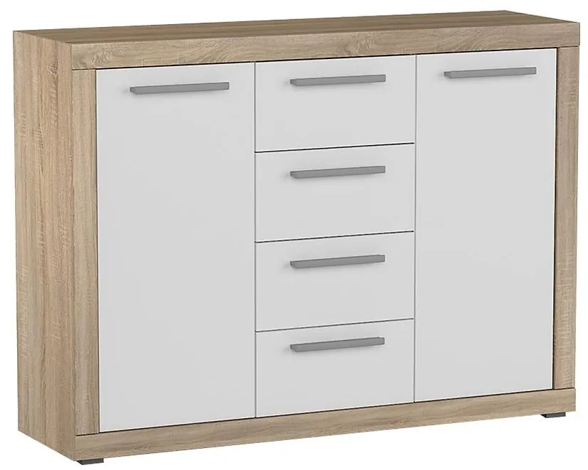 Komoda Verona  138 D.Sonoma+biely