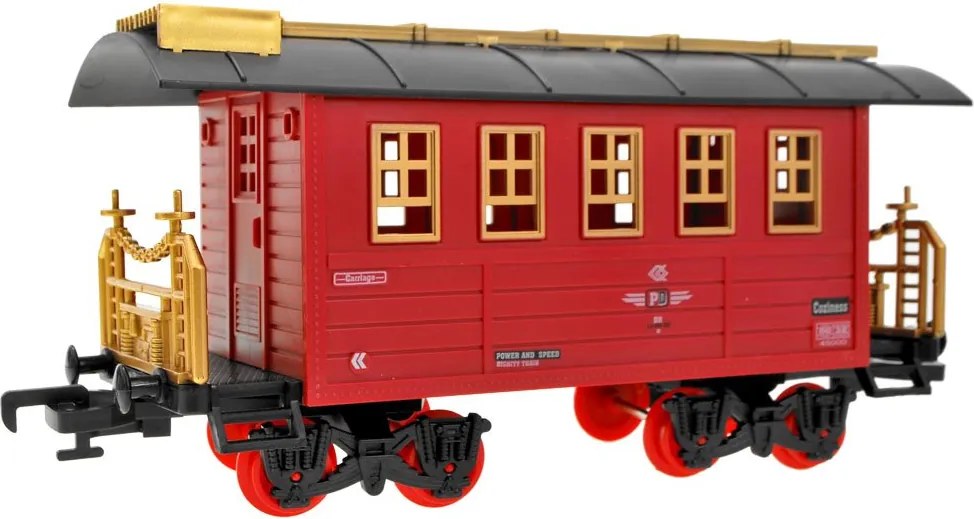 Veľká elektrická diaľkovo ovládaná vlaková súprava VLÁK NA DIAĽKOVÉ OVLÁDANIE RC0346