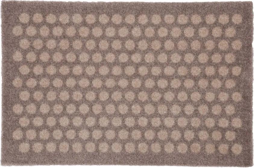 Hnedo-béžová rohožka Tica copenhagen Dot, 40 × 60 cm