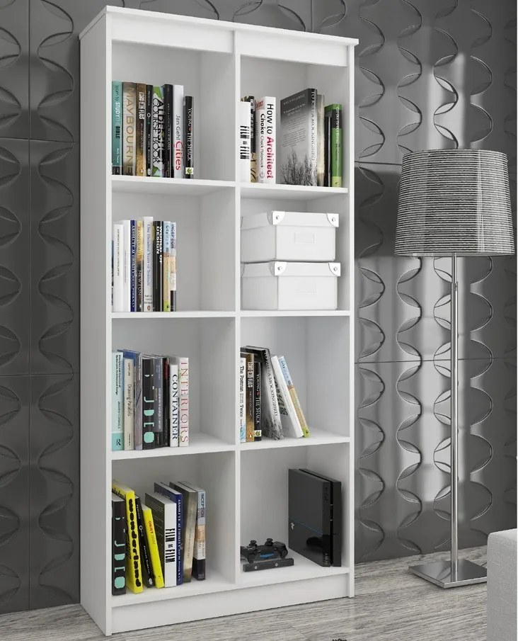 Knižnica Rexa 80 cm biela