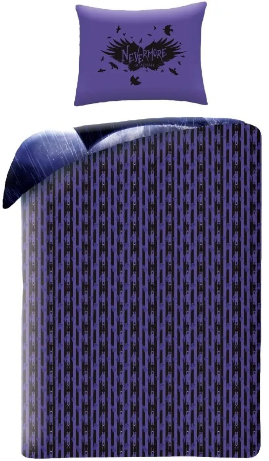 Bavlnené posteľné obliečky Wednesday - 100% bavlna - 140 x 200 cm + 70 x 90 cm